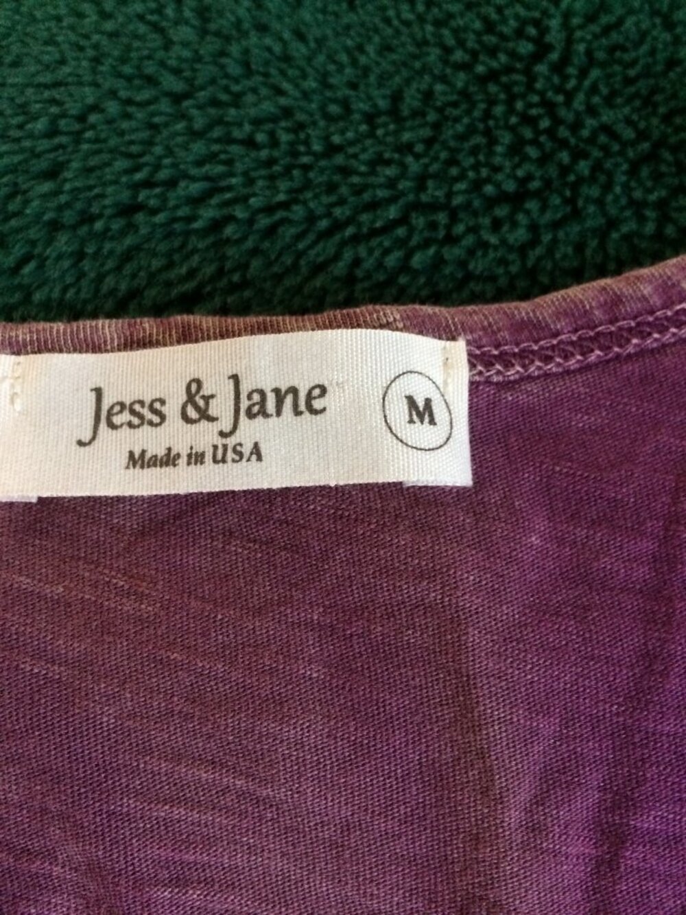 Jess & Jane Asymmetric Tunic Top Size M - Picture 8 of 15
